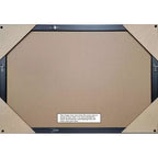 Miroir mural rectangulaire marron moyen, simple, 28,75 x 22,75 po