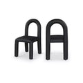 Meridian Furniture,Amari Vegan Leather Dining Chair, Set of 2