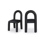 Meridian Furniture,Amari Vegan Leather Dining Chair, Set of 2