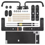 VEVOR Murphy Bed Kit, Queen Size, Deluxe DIY Wall Bed Mechanical Hardware Kit, Pneumatic Lever Heavy Duty Bed Frame Support, Folding Bed,Black