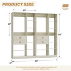 Organisateur de placard autonome beige/gris/blanc – 1, 2 ou 3 unités