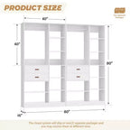 Organisateur de placard autonome beige/gris/blanc – 1, 2 ou 3 unités