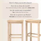 Tabouret de bar sans dossier, Noir / Blond / Noyer / Noyer foncé, 30 po, Lot de 2