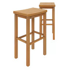 Tabouret de bar sans dossier, Noir / Blond / Noyer / Noyer foncé, 30 po, Lot de 2