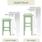 Tabouret de bar sans dossier, Noir / Blond / Noyer / Noyer foncé, 30 po, Lot de 2