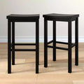 Tabouret de bar sans dossier, Noir / Blond / Noyer / Noyer foncé, 30 po, Lot de 2