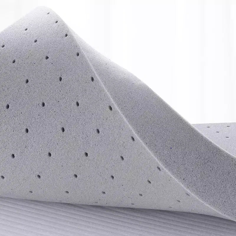 Matelas Pliable en Mousse Gel Blanche – Moelleux, pour 1 à 2 Personnes | Grand Lit / Très Grand Lit