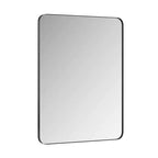 Miroir de salle de bain mural rectangulaire argenté, utilisateur unique