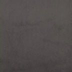 Cadre de lit king size en velours gris foncé – Plateforme, 2 personnes
