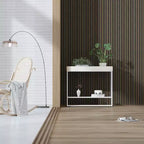 Panneau mural acoustique grain de bois beige/noir/marron – Paquet de 4 (chambre 2 personnes)