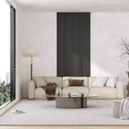 Panneau mural acoustique grain de bois beige/noir/marron – Paquet de 4 (chambre 2 personnes)