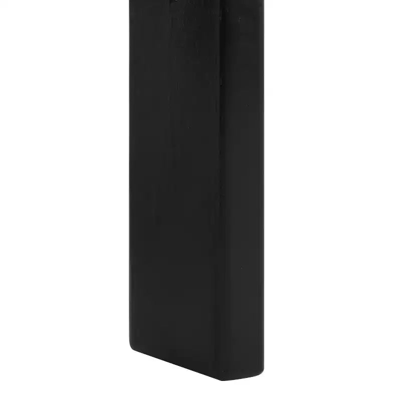 Tabouret de comptoir en bois – Noir / Blond clair / Noyer, Sans accoudoirs, Dossier mi-hauteur, 1 place