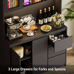 Armoire de cuisine 4 portes imitation bois marron avec prise de courant et 3 tiroirs
